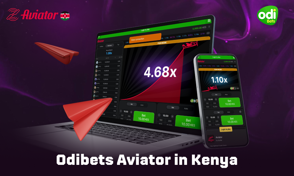Kenyan players love Odibet Aviator's thrilling crash gameplay with massive x200 multipliers