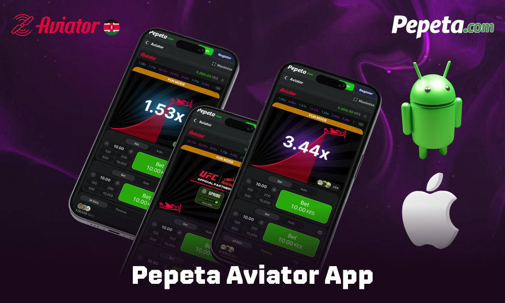 Mobile users can install the Pepeta Aviator app for gaming anywhere